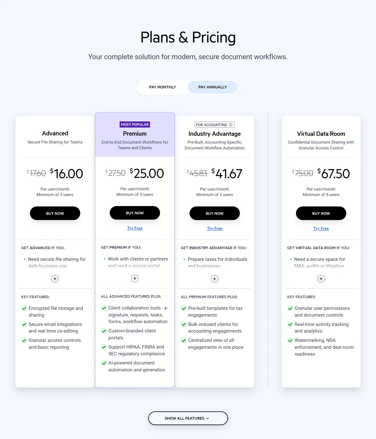 plans and pricing background